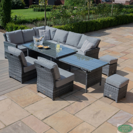Maze rattan victoria clearance corner dining set