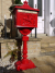 Post Mounted Post Box - Red