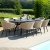 Outdoor Fabric Ambition 8 Seat Oval Dining Set - Taupe 
