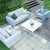 Outdoor Fabric Ethos 2 Seat Sofa Set - Lead Chine