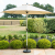 3m Round Tilt & Crank Parasols - Beige