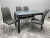 Grey Monaco Dining Table & 4 Grey Chairs