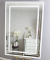 White Glass Mirror 130 x 90cm