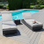 Orlando Rattan Sunlounger Set - Grey