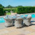 Oxford 6 Seat Oval Fire Pit Dining Set with Heritage Chairs 
