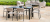 Outdoor fabric Bliss 6 seat rectangle dining set