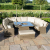 Winchester Royal U Shaped Sofa Set with Rising Table and Ice Bucket 
