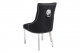 PU Leather Dining Chair - Black
