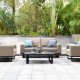 Outdoor Fabric Ethos 2 Seat Sofa Set - Taupe