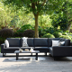Outdoor Fabric Ethos Large Corner Group - Charcoal