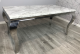 2M x 1M Grey Marble Dining Table
