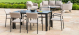 Outdoor fabric Bliss 6 seat rectangle dining set
