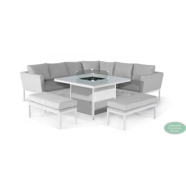 Pulse square on sale corner dining set