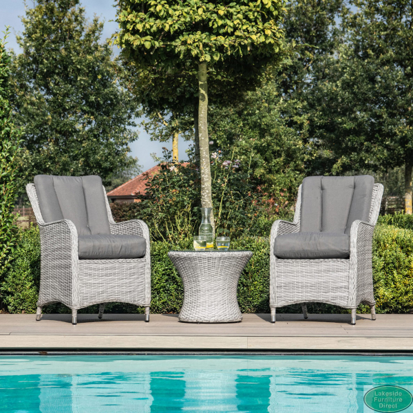 Rattan compact bistro set sale