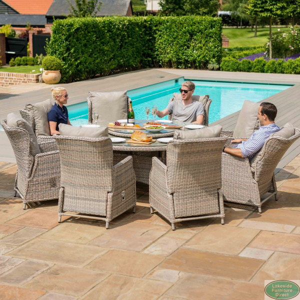 Cotswold reclining corner sales dining set