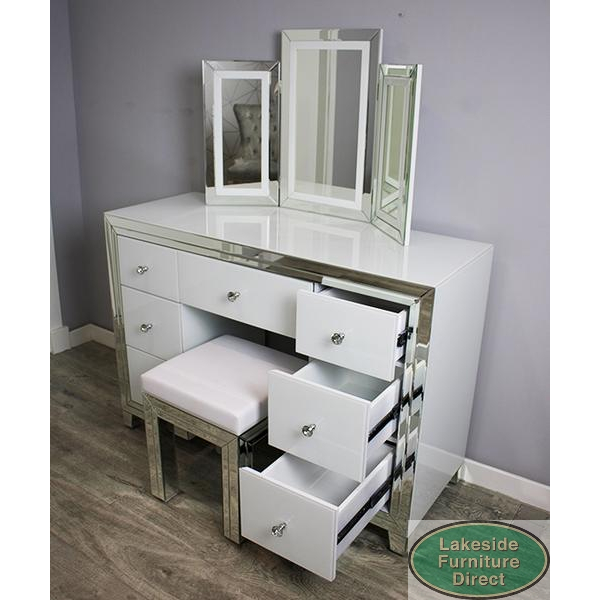 Dressing table deals with glass