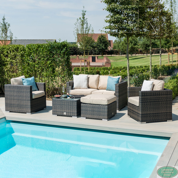 Maze rattan kingston discount 2 seater sofa set