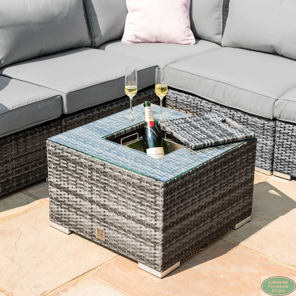 Barcelona corner group with hot sale ice bucket
