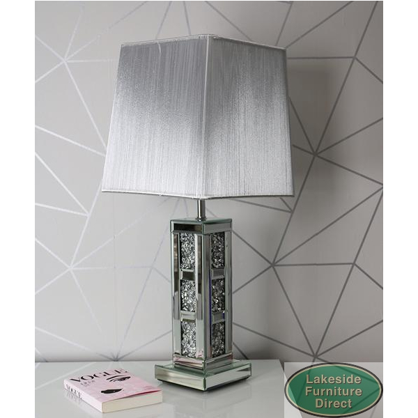 Crushed crystal deals table lamp