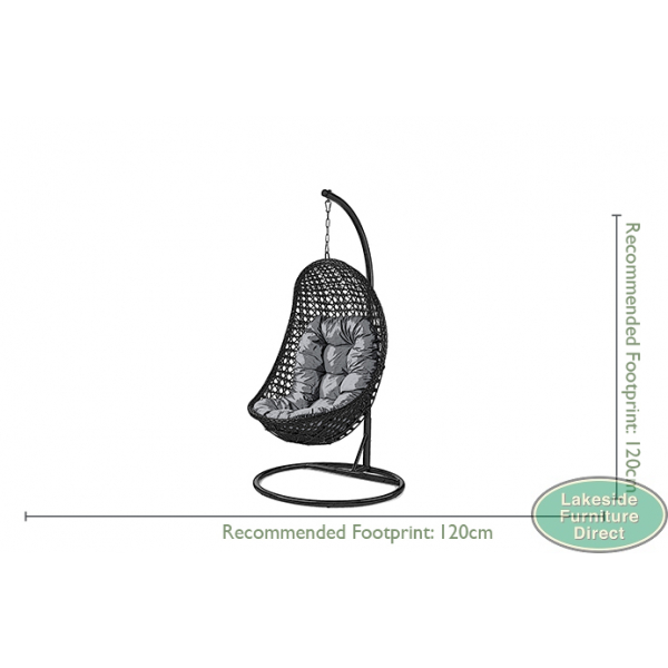Malibu hanging cheap egg chair