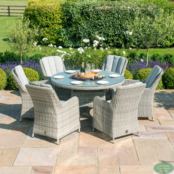 Rattan dining set with ice sale bucket
