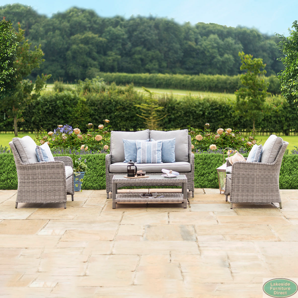 Oxford rattan sales sofa set