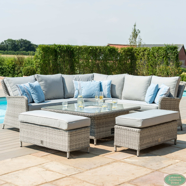 Oxford royal corner best sale dining sofa set