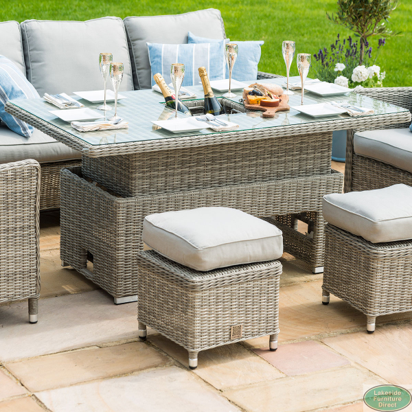 Rattan garden store furniture ice bucket