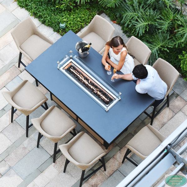 Outdoor dining deals bar set