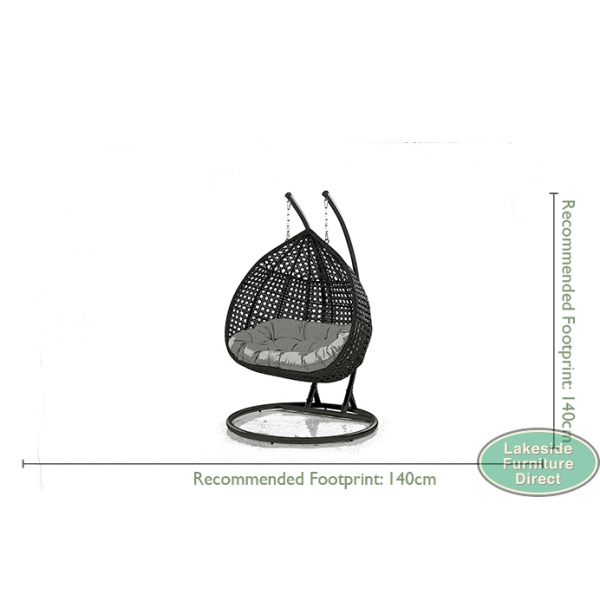 Rose and hotsell grey hanging chair