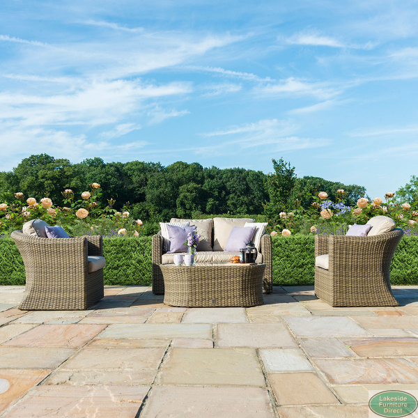 Maze rattan 2 discount seater sofa set
