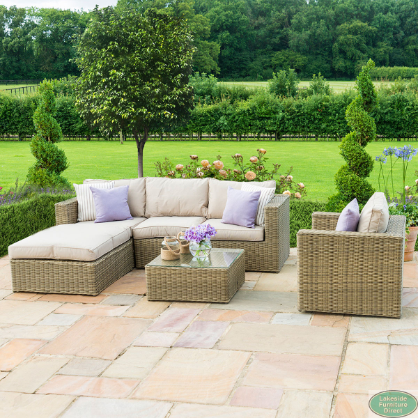 Winchester Rattan Chaise Sofa Set
