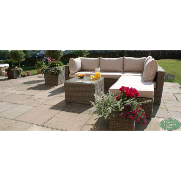 Maze rattan winchester square shop corner sofa set
