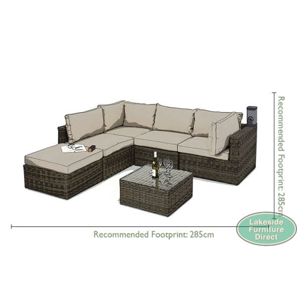 Winchester Square Corner Sofa Set Lakeside Furniture Direct